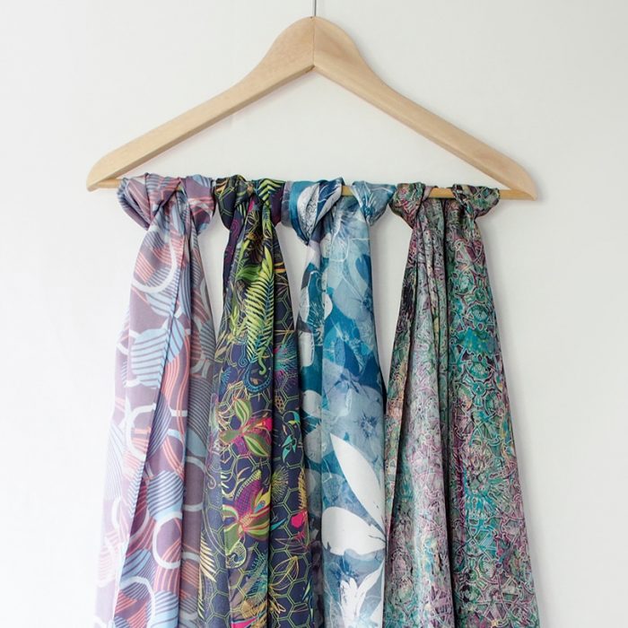 DEDITU Silk Scarves
